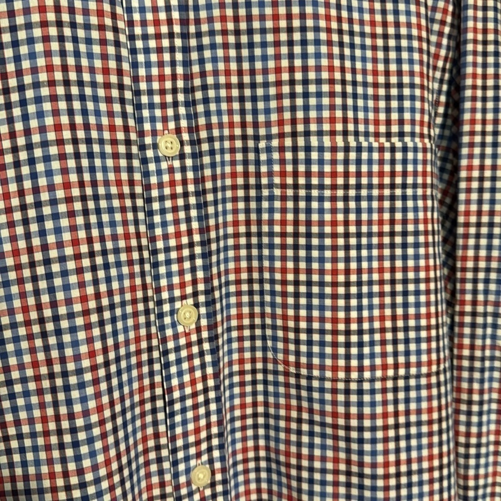 Charles Tyrwhitt Slim Fit 17/35 In Men's Checkered Shirt - Red And Blue — image 4 of 6